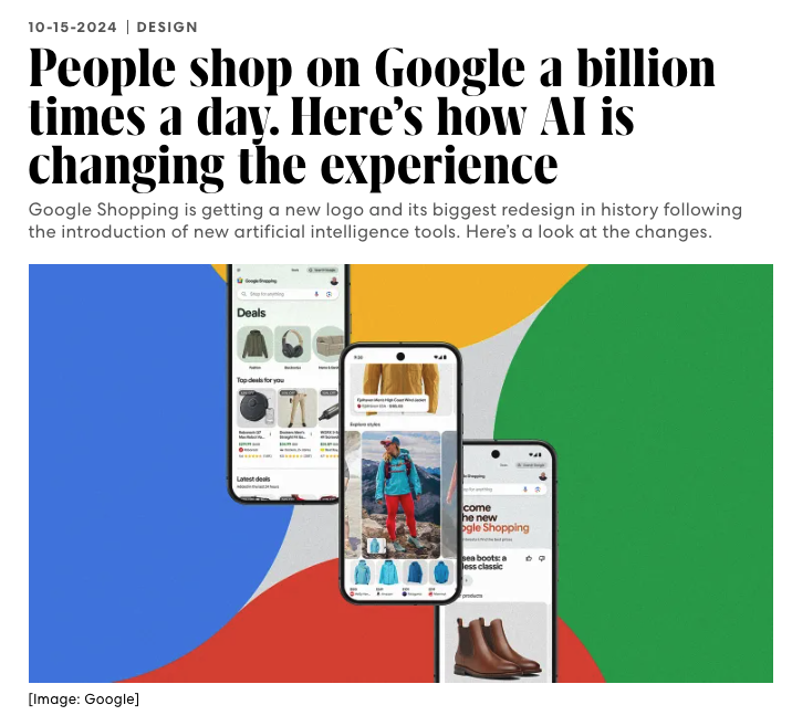 Content - Google Shopping Fast Co Article 