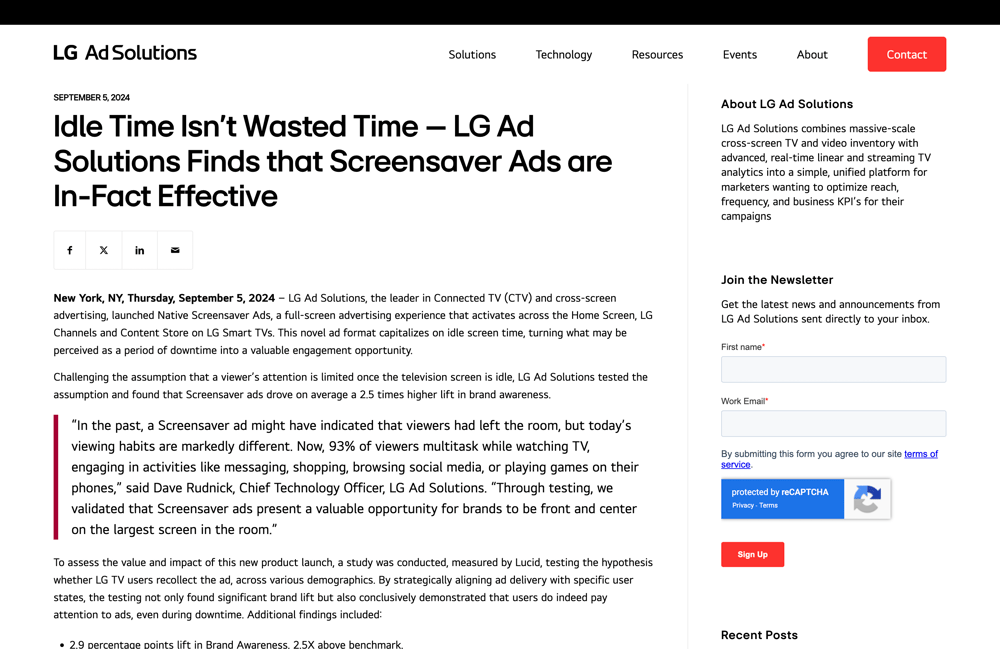 Content - LG Ads