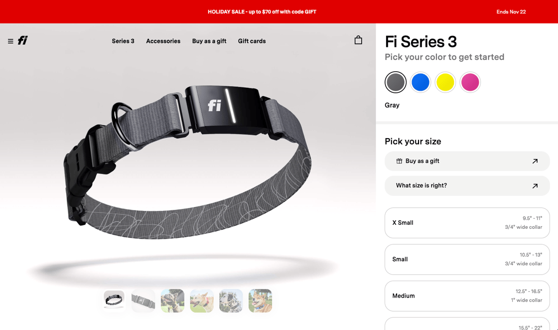 Product - Fi Dog Collar